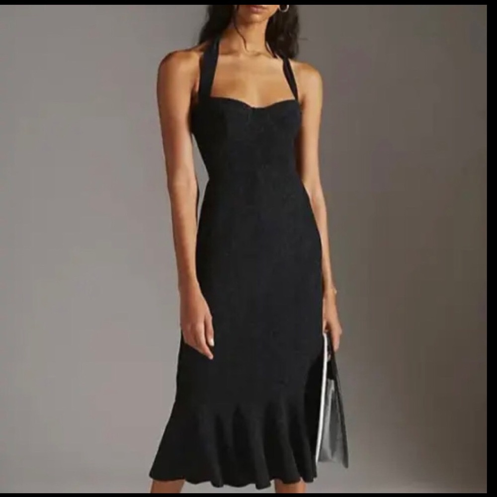 NWT-ANTHROPOLOGIE HALTER DRESS